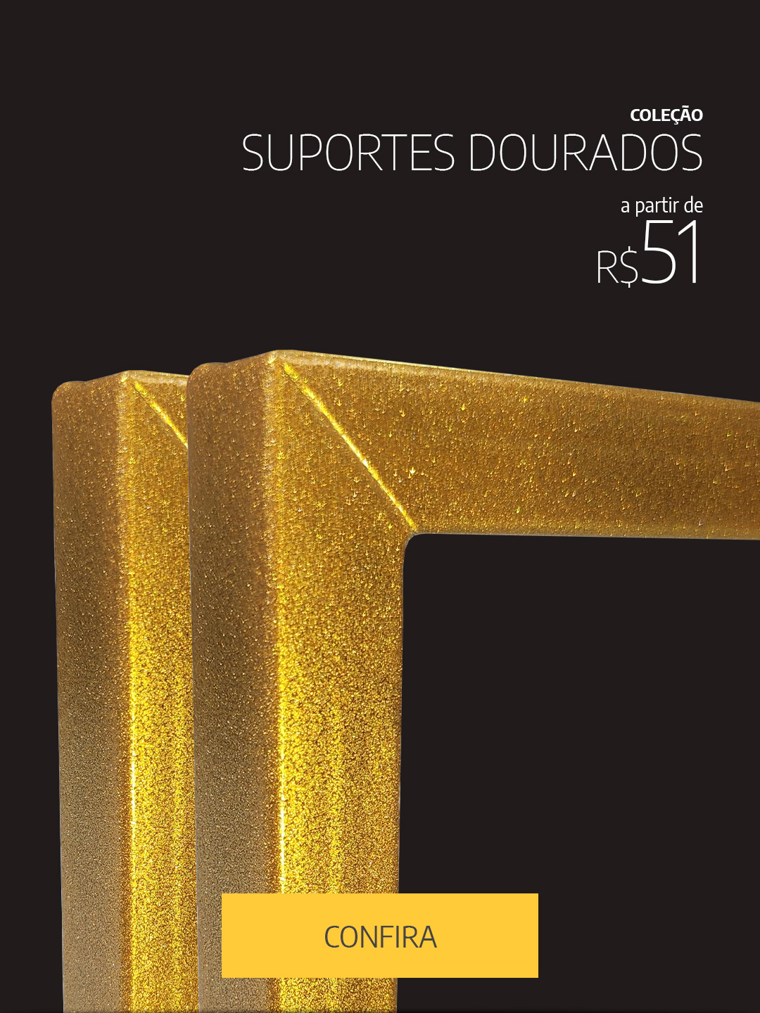 Suporte Dourado