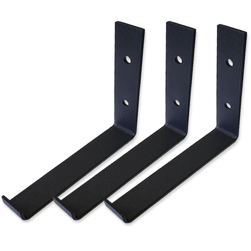 Trio de Mãos Francesas Invertidas para Prateleira 15cm
