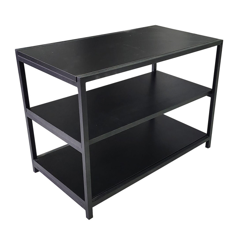 Sapateira Tulum com Prateleiras em MDF Preto