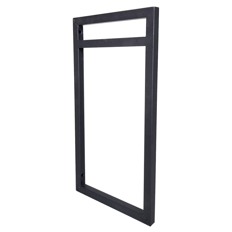 Suporte Estilo Industrial Duplo de Parede para Prateleiras de 15cm