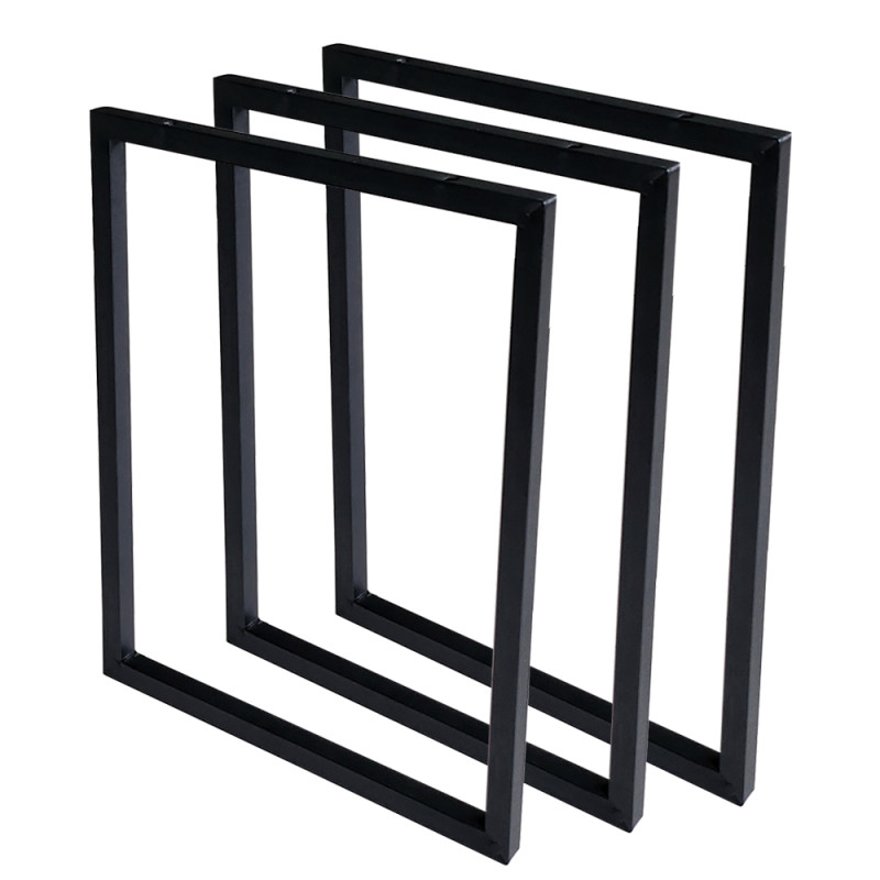 Trio de Suporte Estilo Industrial Simples de Teto para Prateleiras de 25cm