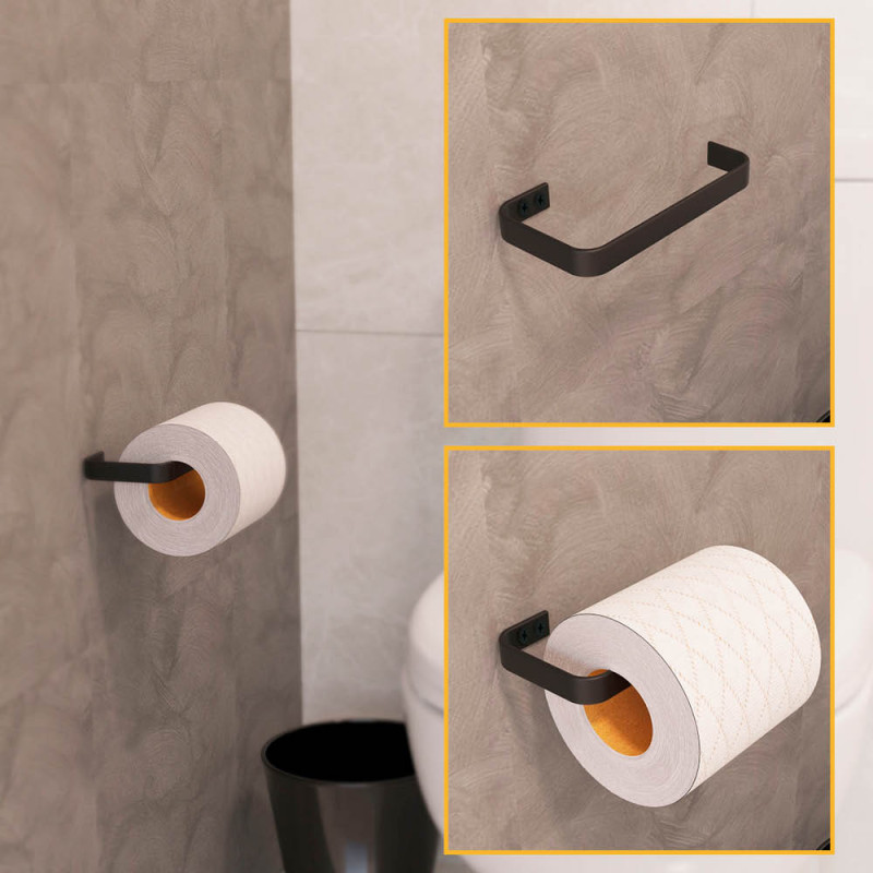 Porta Papel Higiênico Simples de Parede