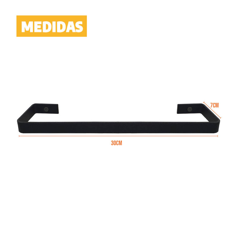 Toalheiro Simples de Parede 30cm