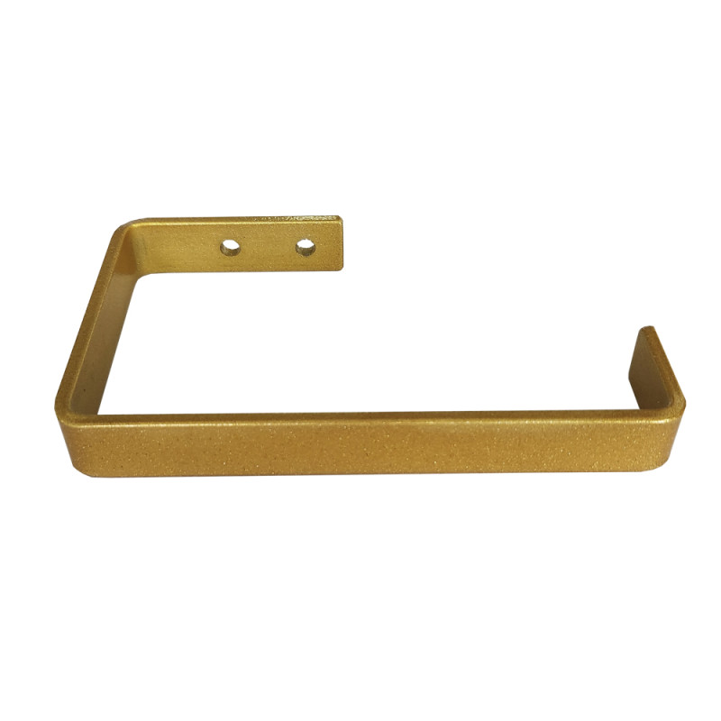 Porta Papel Higiênico Simples de Parede Dourado
