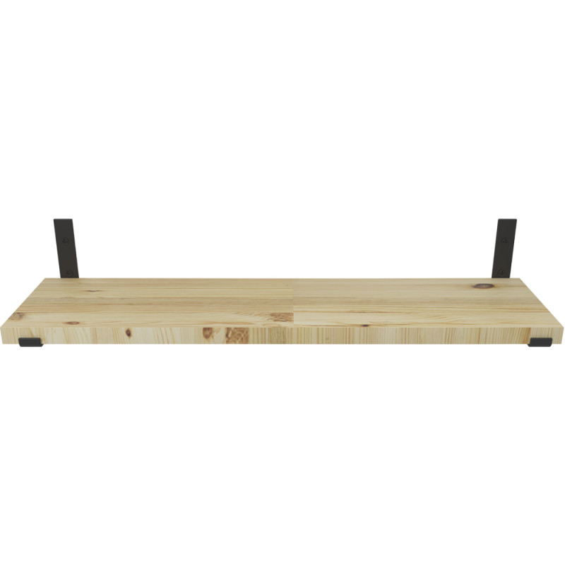 Mão Francesa Invertida para Prateleira 15cm