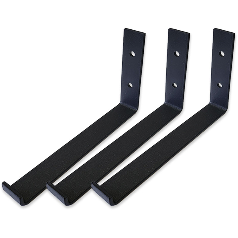 Trio de Mãos Francesas Invertidas para Prateleira 25cm
