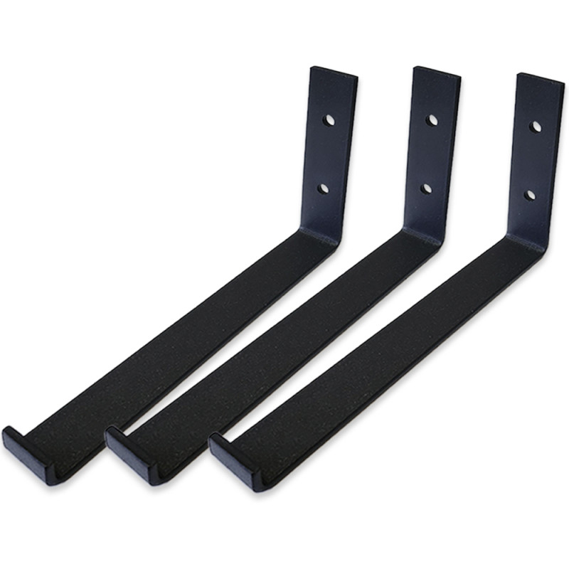 Trio de Mãos Francesas Invertidas para Prateleira 30cm