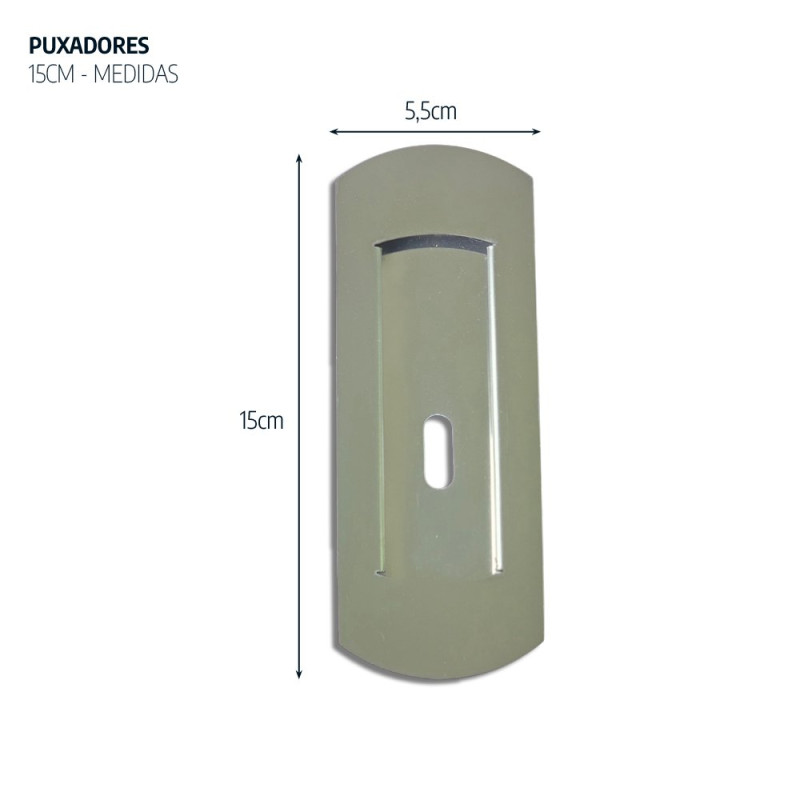 Par de Puxadores 15cm