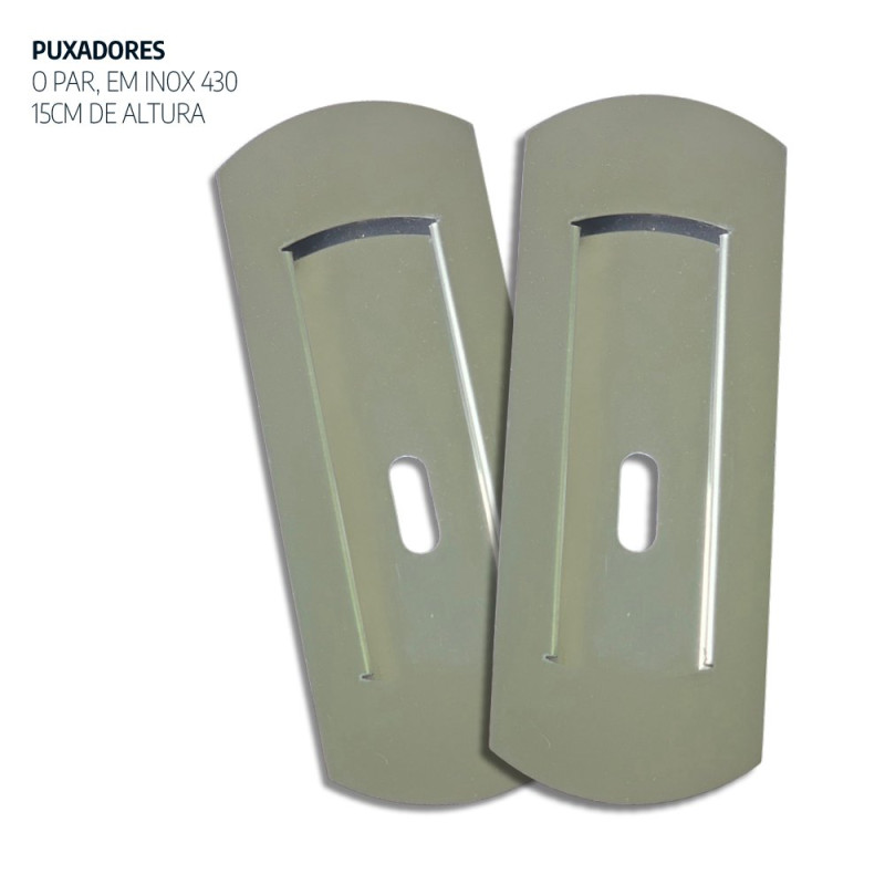 Par de Puxadores 15cm