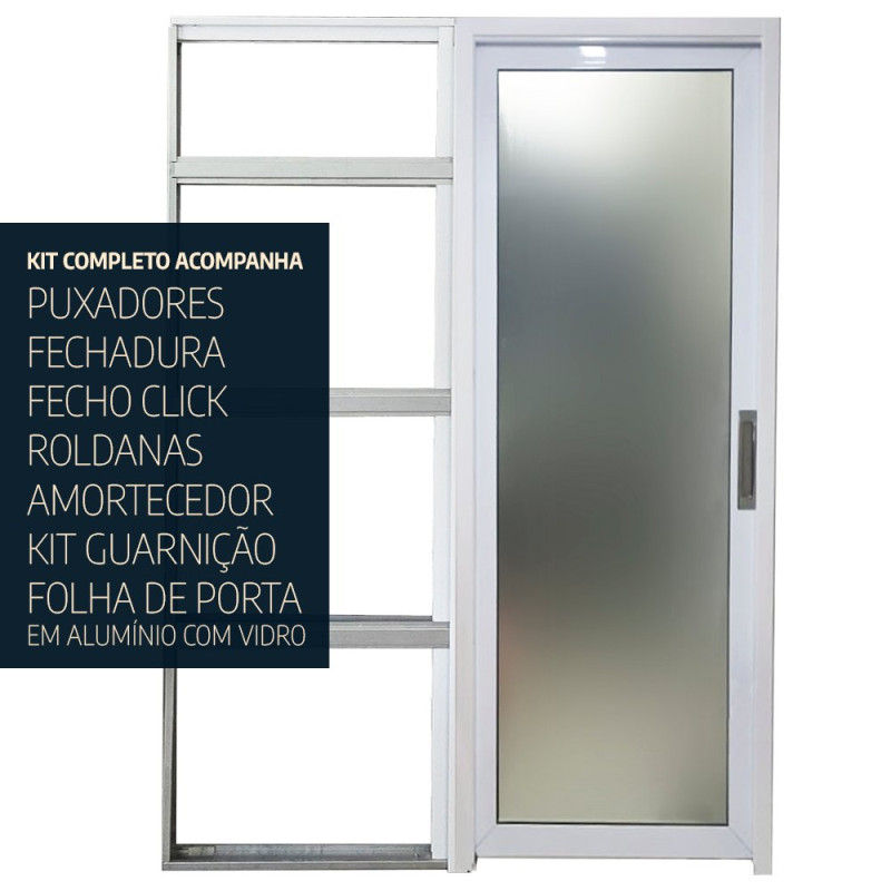 Kit Estrutura Vetro com Porta Embutida 