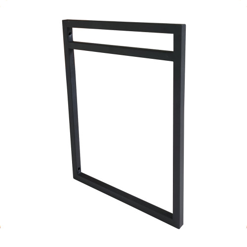 Suporte Estilo Industrial Duplo de Parede para Prateleiras de 25cm