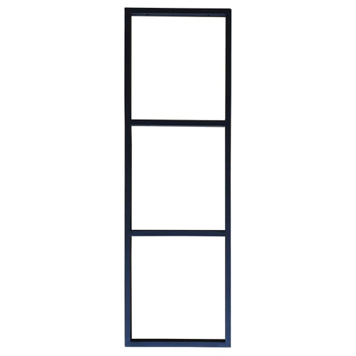 Suporte Estilo Industrial Triplo de Teto e Parede para Prateleiras de 30cm