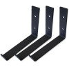 Trio de Mãos Francesas Invertidas para Prateleira 15cm