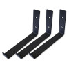 Trio de Mãos Francesas Invertidas para Prateleira 20cm