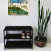 Sapateira Tulum com Prateleiras em MDF Preto