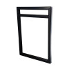 Suporte Garbella Estilo Industrial Duplo de Parede para Prateleiras de 20cm