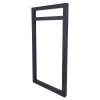 Suporte Estilo Industrial Duplo de Parede para Prateleiras de 15cm
