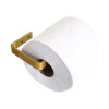 Porta Papel Higiênico Simples de Parede Dourado