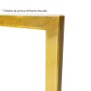 Par de Suportes Estilo Industrial Duplo Dourado de Teto e Parede para Prateleiras de 30cm