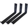 Trio de Mãos Francesas Invertidas para Prateleira 25cm