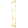 Suporte Estilo Industrial Triplo Dourado Teto e Parede Prateleiras 20cm