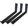 Trio de Mãos Francesas Invertidas para Prateleira 30cm