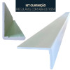 Kit Guarnição Regulável de MDF 10 x 6 x 220cm