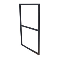 Suporte Estilo Industrial Duplo Grande de Teto e Parede para Prateleiras de 30cm
