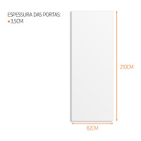 Porta Colméia - Primer UV - 82 x 210 x 3.5cm